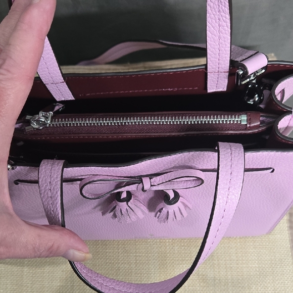 Kate Spade Lavender Satchel with Tassel Detail - Picture 7 of 13